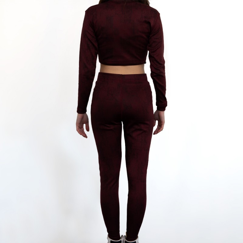 Leggings for Women - Dark Red